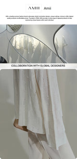 Minimalist Straight-Leg PU Leather Trousers