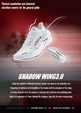 IRUNSVANShadow Wing 3.0 Full Palm Carbon Plate Running Shoes for Track and Field Sprint Training Professional Sports Men's Shoes