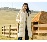 Women’s Longline Hooded Down Jacket