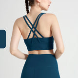 Women's Cross-Back Yoga Sports Bra