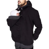 Men's Babywearing Zip-Up Hoodie
