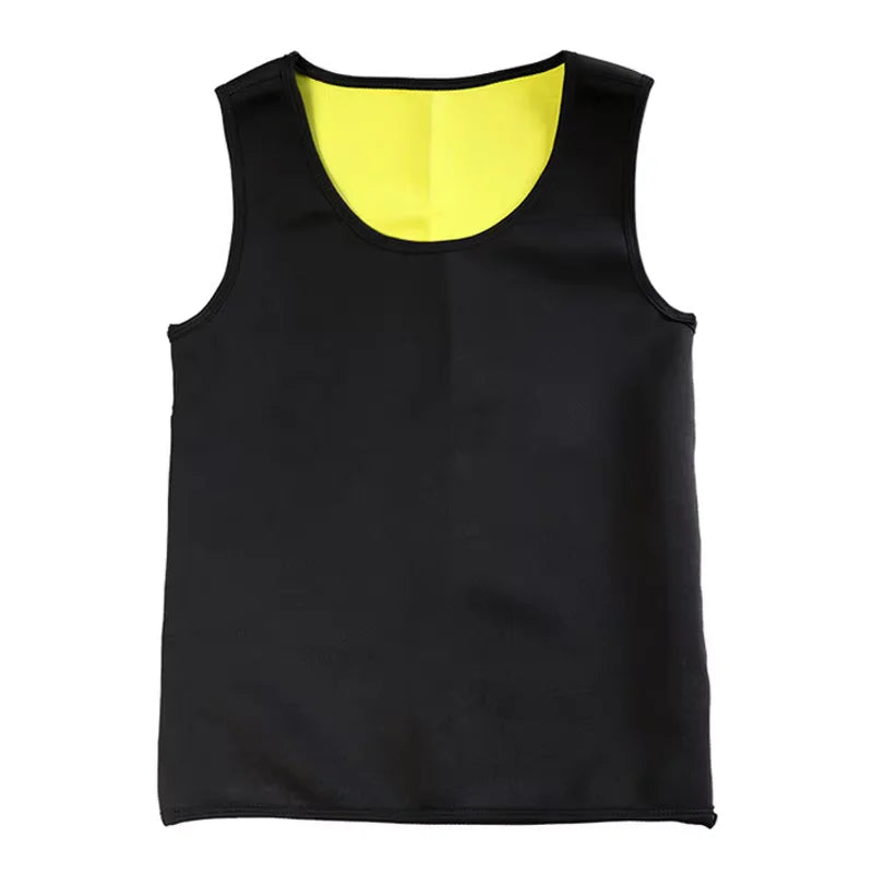 Men Slimming Body Shaper Modeling Vest Belly Reducing Shapewear Fat Burning Weight Loss Waist Trainer Sweat Corset Gym Tank Tops