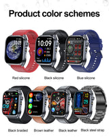 ECG+PPG Health Smartwatch – AI Body Analysis & BT Calling