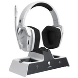 NUBWO G06 Dual Wireless Headsets Gamer 2.4GHz Bluetooth 5.3 Gaming Headphones with Microphone for PS5, PS4, PC, Mobile, Switch