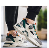 Men's Rotating Buckle Casual Sports Sneakers