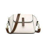 Women Solid Color PU Flap Crossbody Shoulder Bag Casual Daily Wear Versatile Fashion Handbag For Outdoor