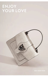Bafelli Genuine Leather Structured Shoulder Bag