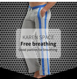 Men's Nylon Jogger Pants with Elastic Waist
