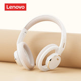 Choice Lenovo Gaming Headset Wireless Bluetooth 6.0 Earphones Foldable Sport Over Ear Headphone with HD Mic Gifts LS116
