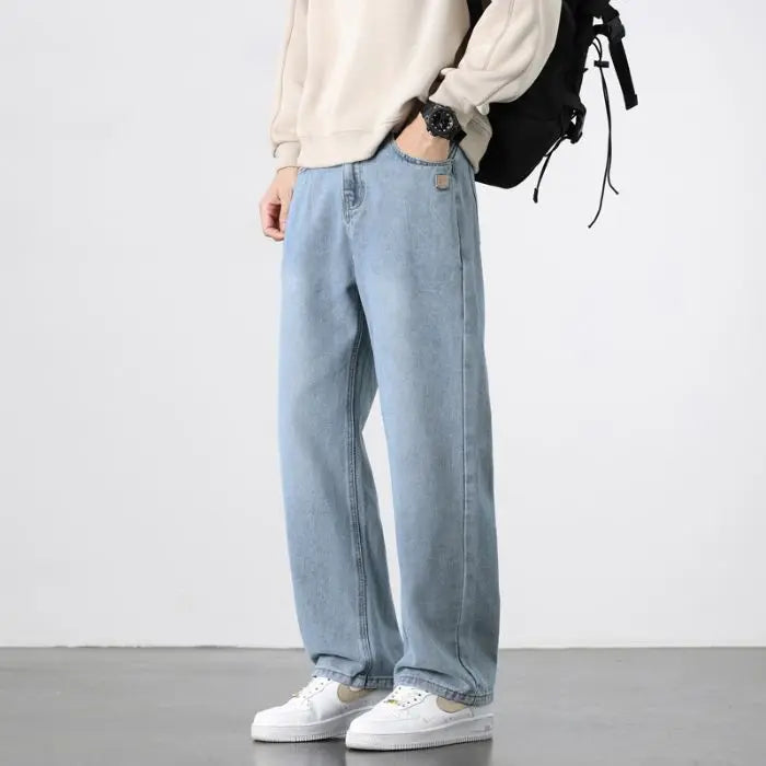 Men's Vintage Loose-Fit Baggy Jeans | Spring & Autumn