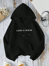 Faith Over Fear Fleece Hoodie