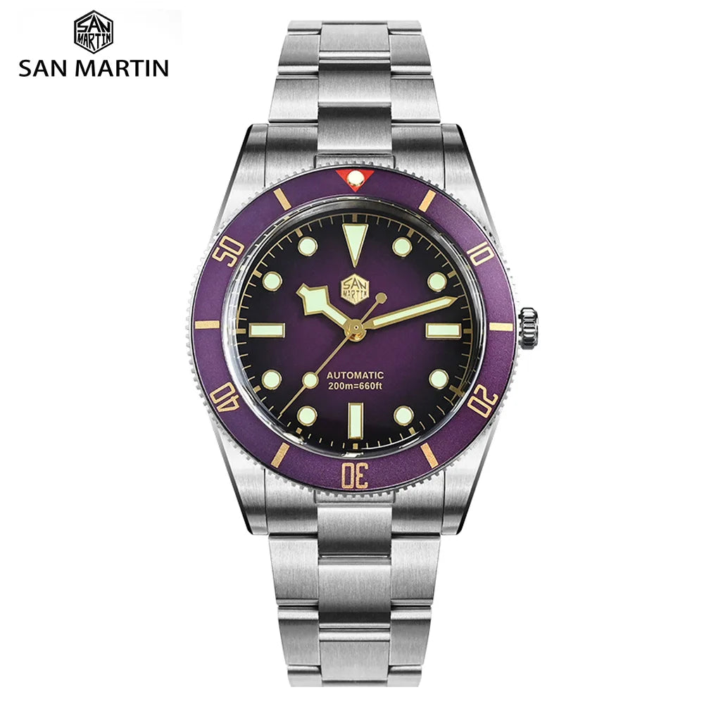 San Martin 37mm BB54 Diver | ST2130 Auto | Sapphire | 200M