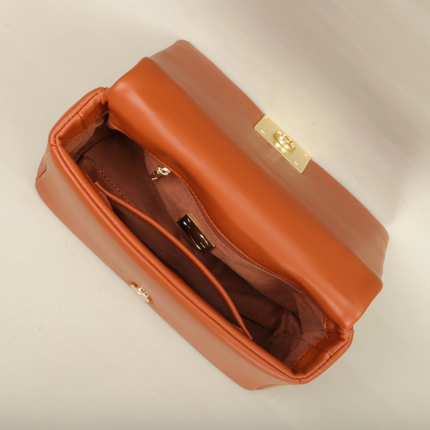Luxury Leather Crossbody Satchel