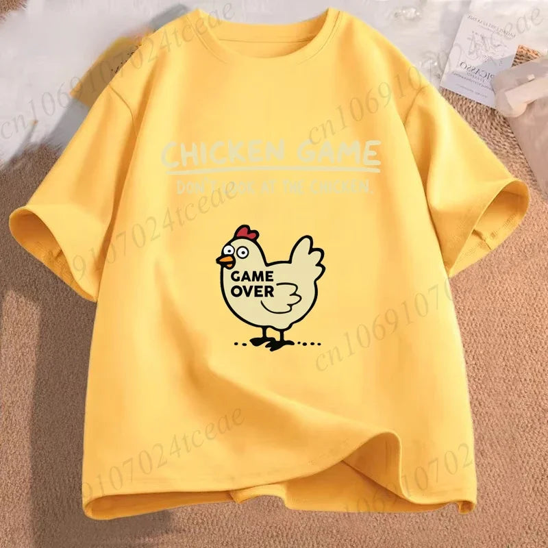 Chicken Game Graphic Tee – Funny Unisex T-Shirt