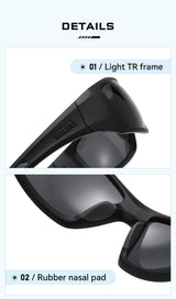 KDEAM Men's Polarized Cycling Sunglasses – TR90 Frame
