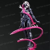 NEW KO KAIYODO REVOLTECH SPIDERMAN GWENOM Anime Action Figures Revoltech Amazing Yamaguchi Gwenom Venomized Gwen Stacy Model Toy