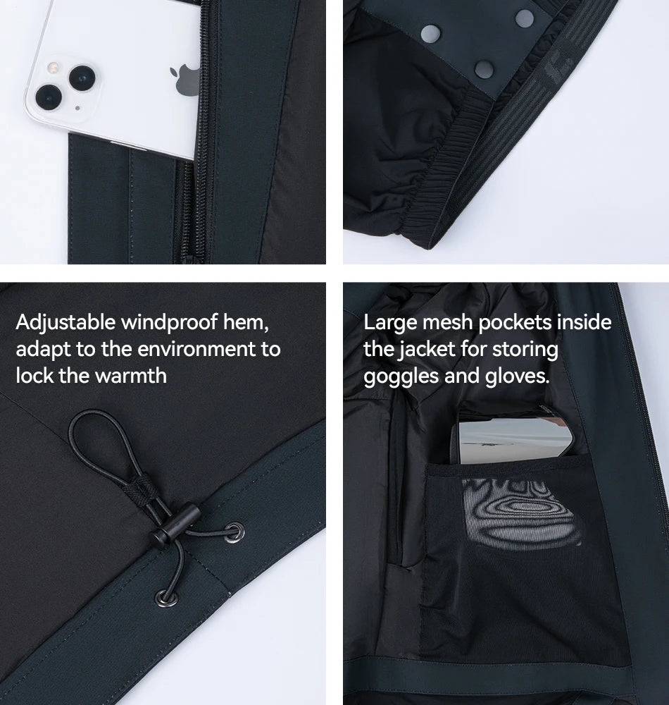High-Performance Waterproof Ski & Snowboard Jacket