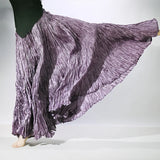 Elegant High-Waist Pleated Maxi Skirt for Women