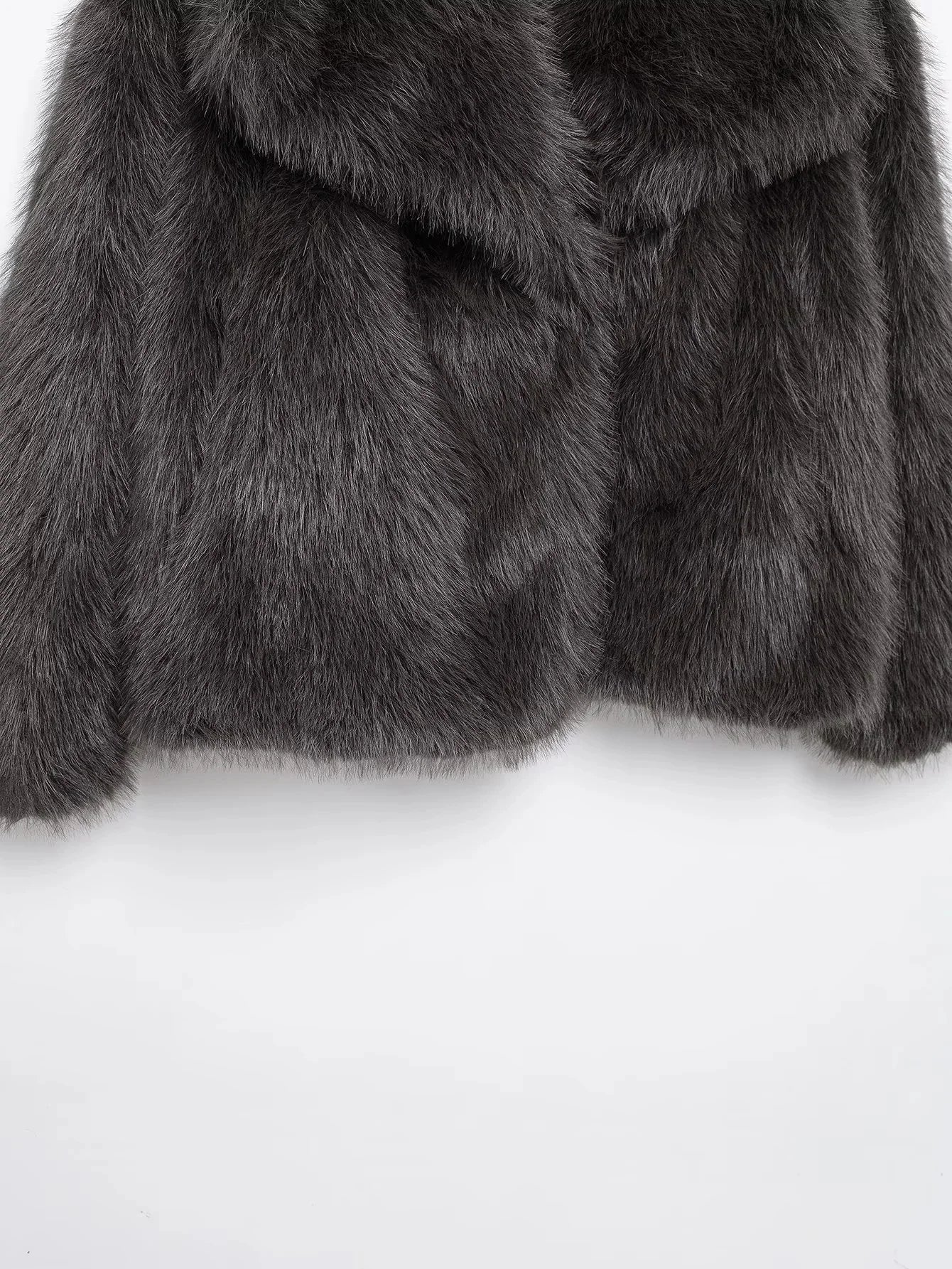 Elegant Faux Fur Oversized Coat
