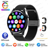 2026 New Lady Fashion Smart Watch women AMOLED HD Screen GPS Sport Heart Rate Bluetooth Call Waterproof Outdoor Smartwatch Women