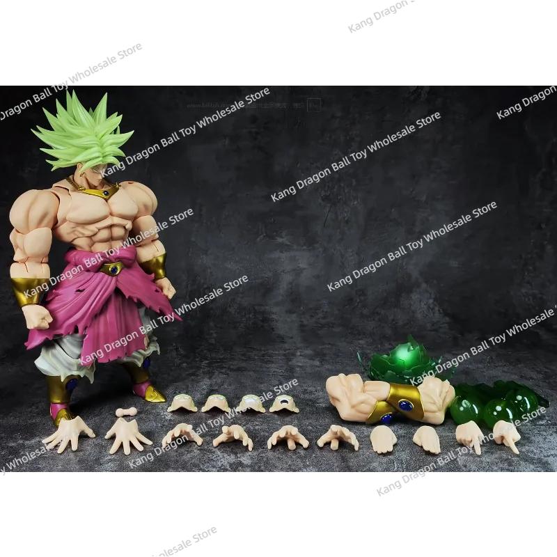 ZT Studio Broly Figure Dragon Ball Super Saiyan Broly 10 Inches Warrior of The Ancient Anime Action Figure Model Toys Gifts