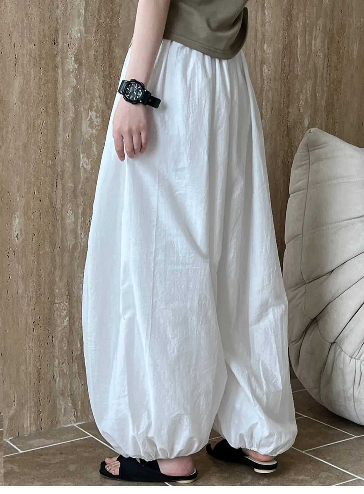 Women's High-Waist Loose Lantern Pants
