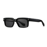 YIMARUILI Retro Square Men's Polarized Sunglasses Fashion Trend UV Protection High Quality TR90 Acetate Women's Driving Glasses