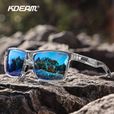 KDEAM Oversized Men's Sunglasses Polarized TR90 Big Size Sun Glasses Width 160mm Protective Case Included KD0737 MAX