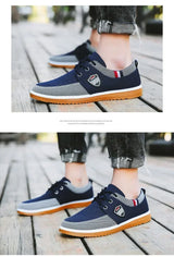 Best Selling Men's casual shoes Vulcanized Work loafers Mesh Lightweight Man sports shoes Canvas Shoes for Men