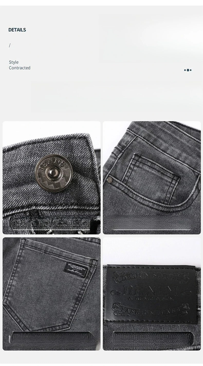 Men's Stretch Straight-Leg Jeans