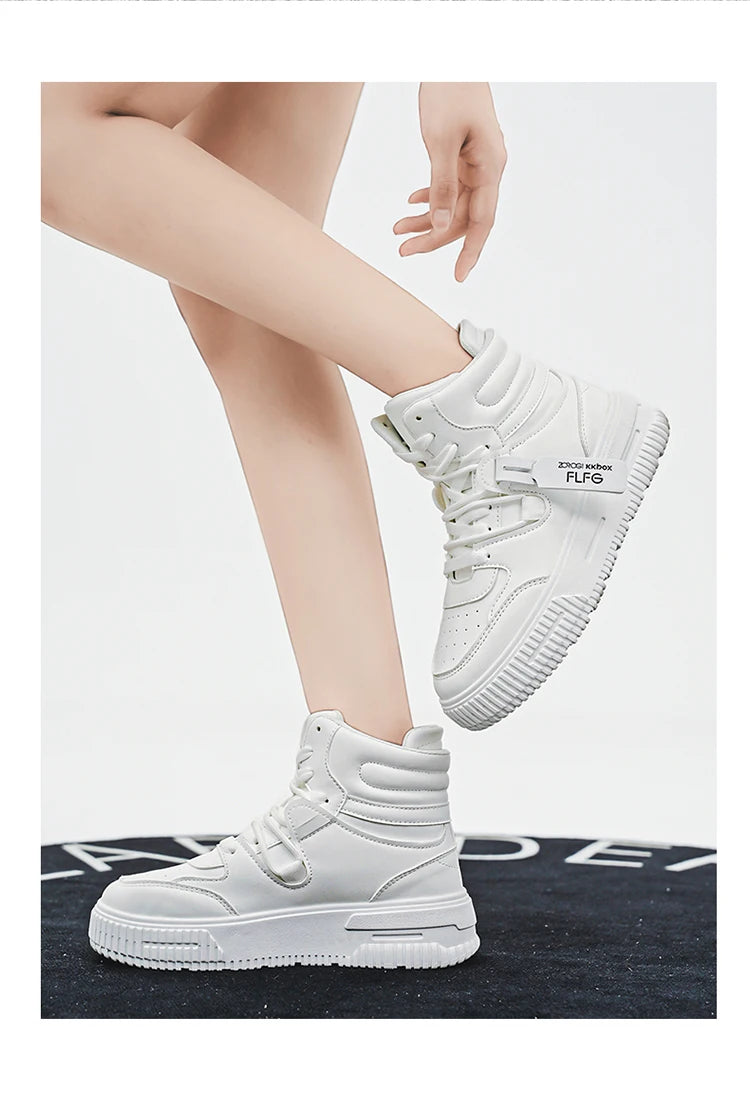 Casual High Top Skateboard Sneakers for Men & Women