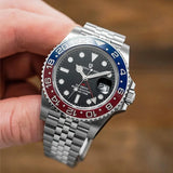 PAGANI DESIGN GMT Automatic Watch — Sapphire Crystal, 10-Bar Waterproof, 40mm