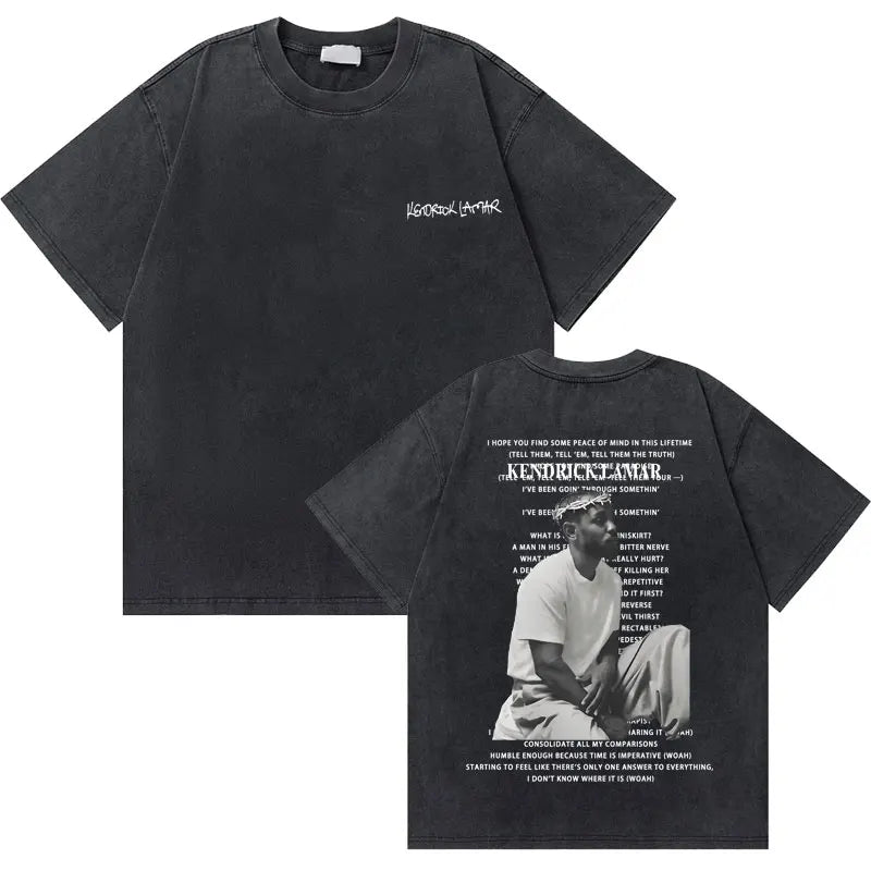 Kendrick Lamar Money Trees Oversized Vintage T-Shirt