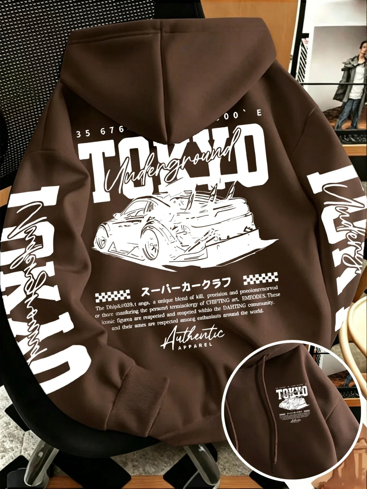 Men's Tokyo Racing Graphic Pullover Hoodie
