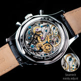 Sugess 40mm Men Army Watch 1963 Pilot Mechanical Panda Wristwatches Sapphire Air Force Chronograph Original ST1901 Movement Gift