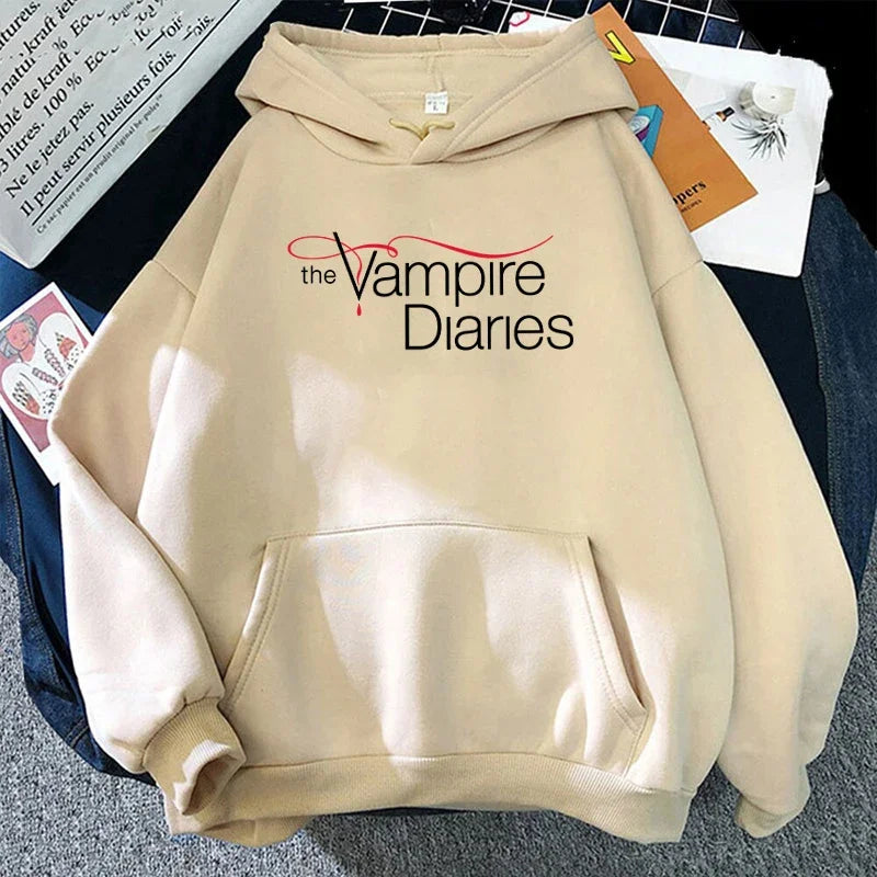 The Vampire Diaries Fleece Pullover Hoodie