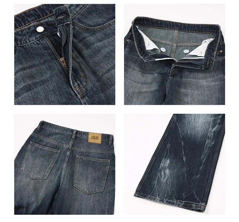Men's Blue-Gray Relaxed Fit Jeans