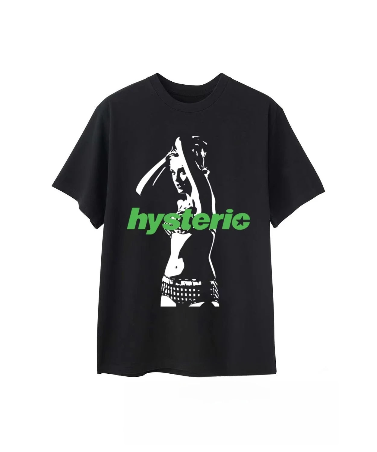 Hysteric Graphic Tee – Unisex Street Style, Summer 2025