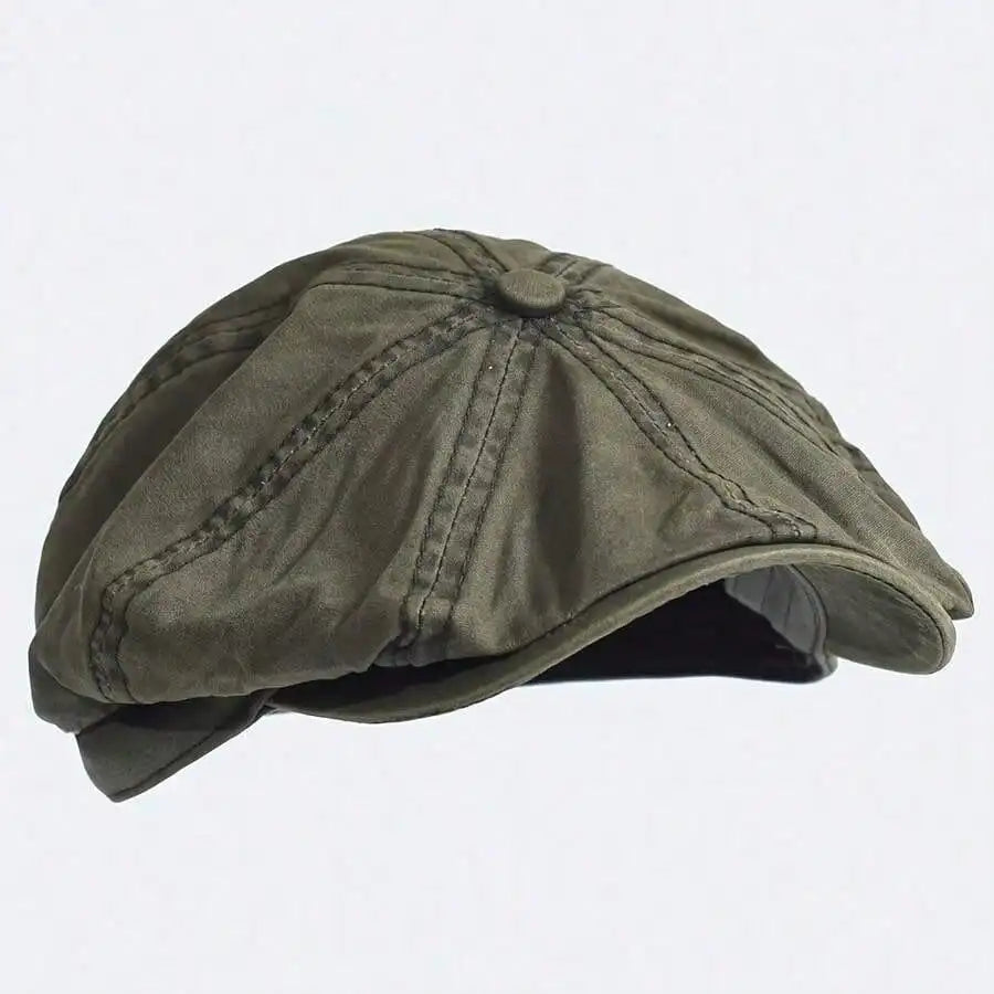 Vintage Newsboy Cap – Unisex Ivy League Cabbie Hat
