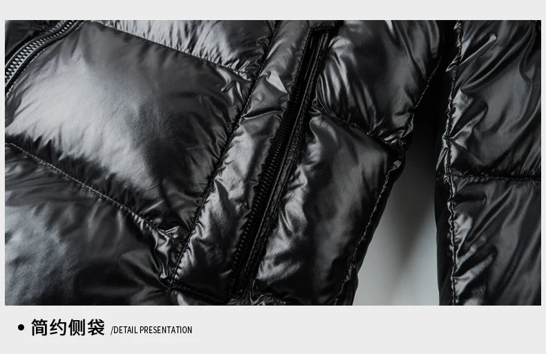 Men's Quilted Hooded Parka – Warm Winter Jacket