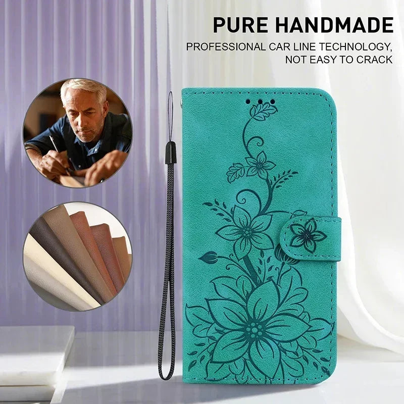 Motorola Moto Magnetic Faux Leather Wallet Phone Case