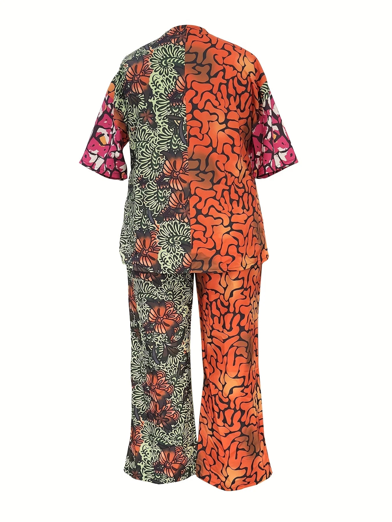 Boho Ethnic Print Two-Piece Set