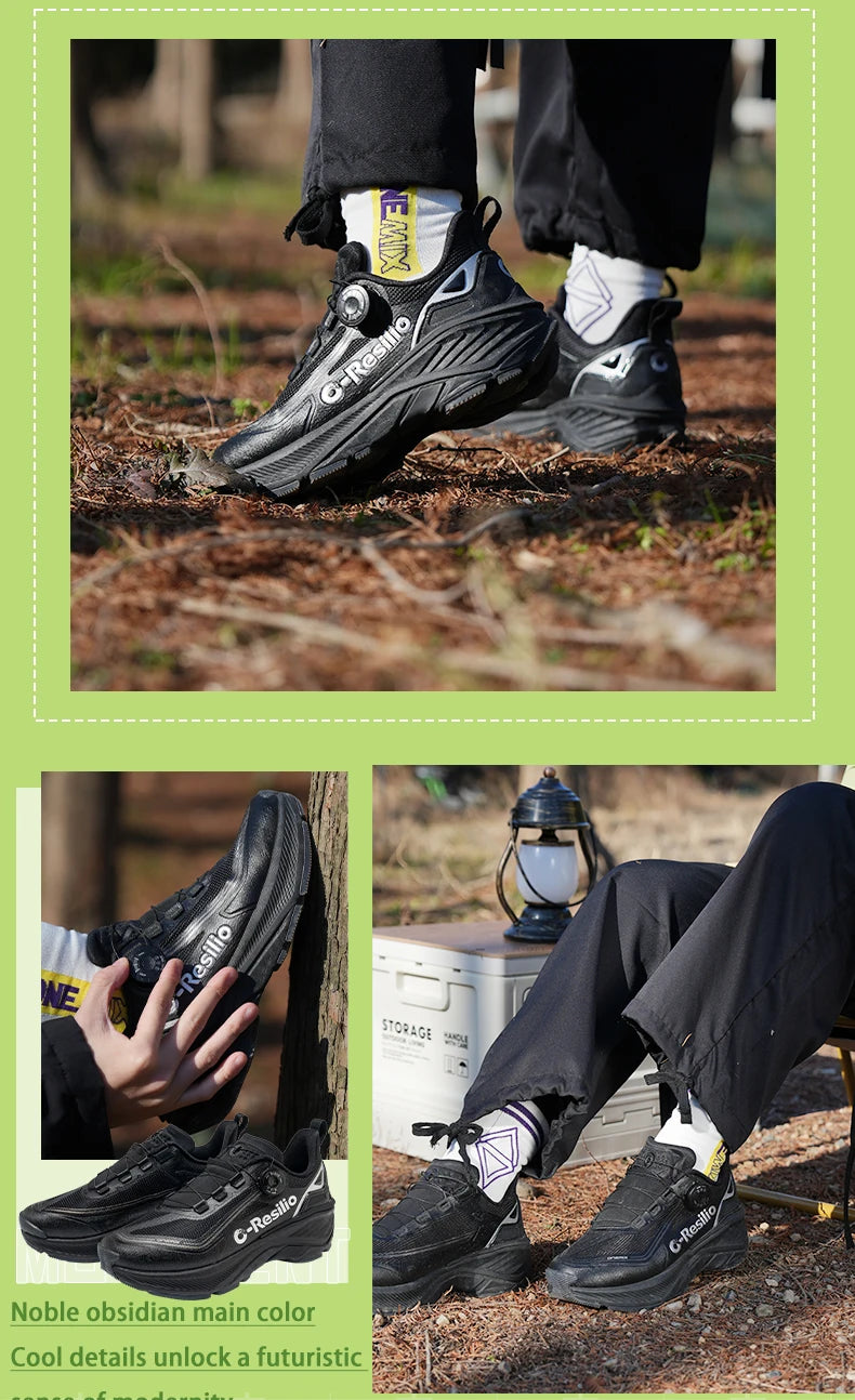 ONEMIX Unisex Summer Waterproof Hiking Shoes Non Slip Outdoor Running Walking Cross Training Men Women Athletic Sneakers