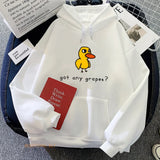 The Duck Song "Got Any Grapes" Printed Hoodie