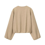 Women’s Cropped Bomber Jacket