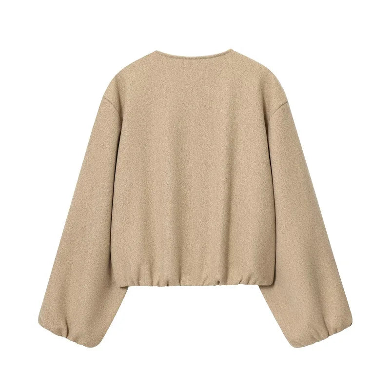 Women’s Cropped Bomber Jacket