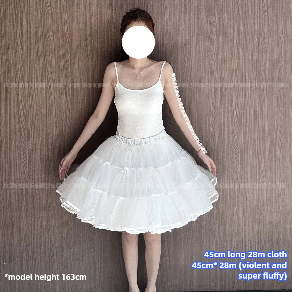 Fluffy Mesh Petticoat Underskirt – Lolita Crinoline