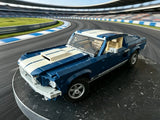 New MOC Blue and White Sports Car Building Model, Home Decor Display Ornament, Holiday & Birthday Gift