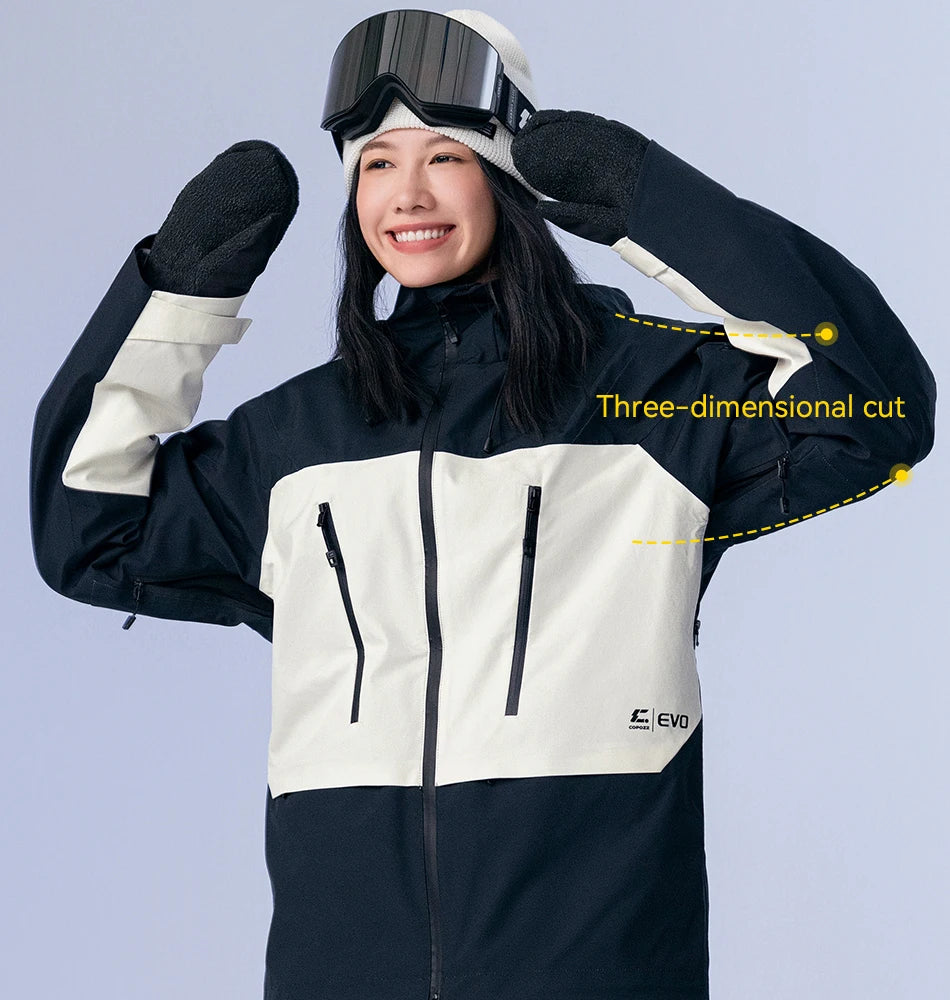 High-Performance Waterproof Ski & Snowboard Jacket