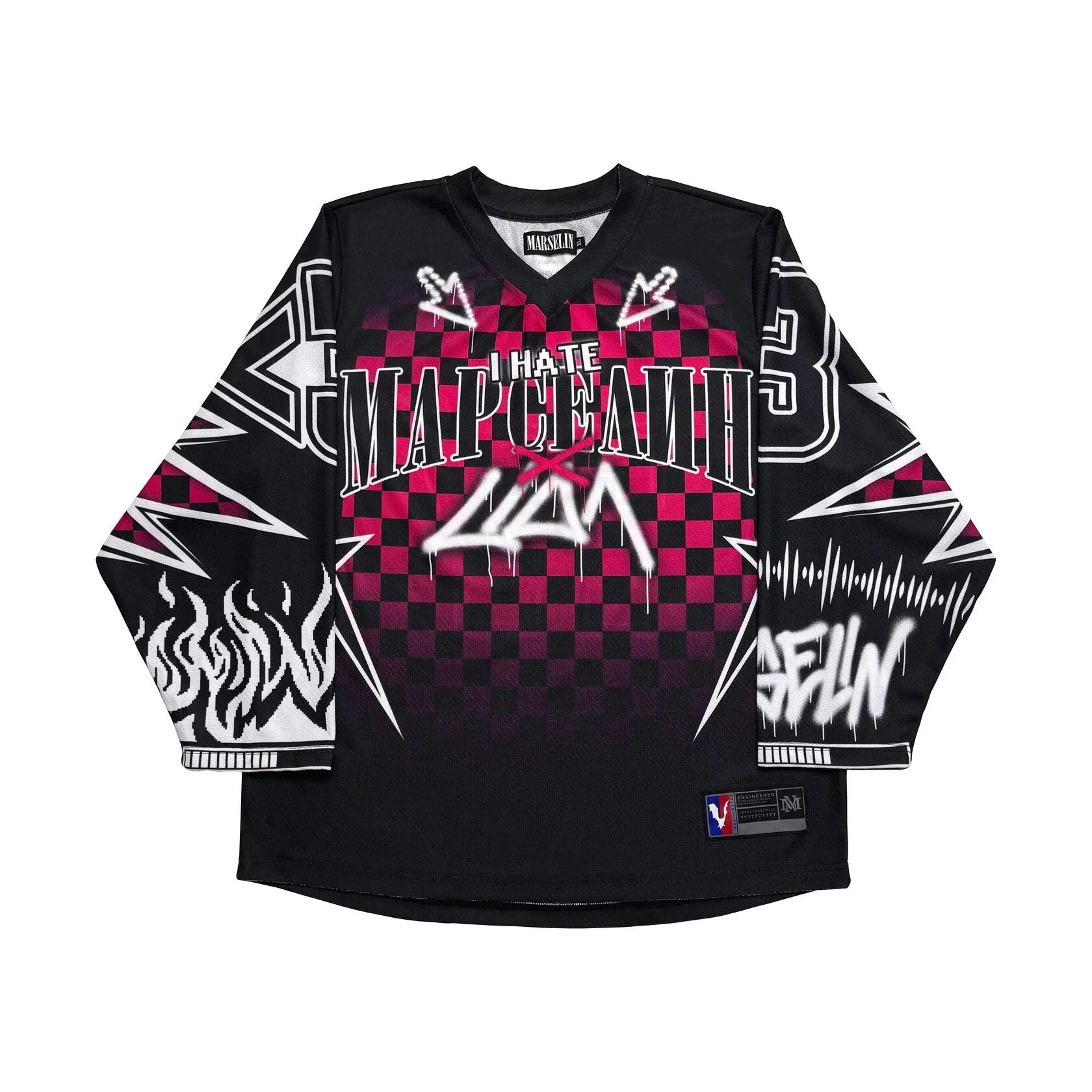 Mesh KSB Murzik Long Sleeve Baseball Jersey